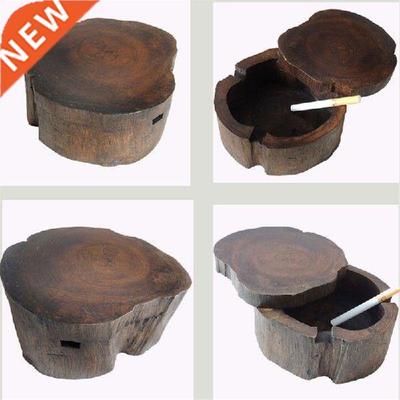 Creative Wood Features Solid Wood Ashtray Personality