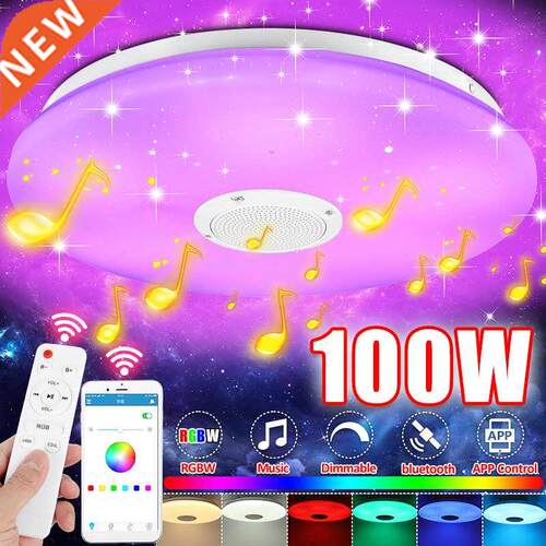 100W Wifi Modern RGB LED Ceiling Lights Home Lighting APP bl