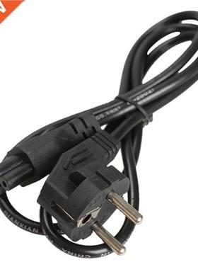 1M EU Adapter Cable 3 Prong 2 Pin AC Laptop Power Cord Charg