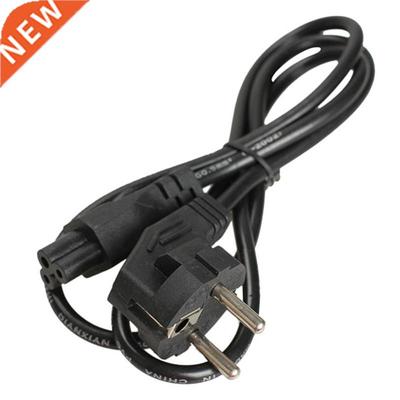 1M EU Adapter Cable 3 Prong 2 Pin AC Laptop Power Cord Charg