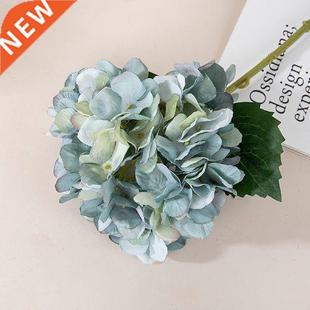 Smulaton Flower Syng Sngle Hydrangea Fake Flower Home