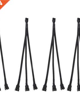 PWM 4 Pin Fan Splitter 1 to ,PC Fan Power Extension Cable f