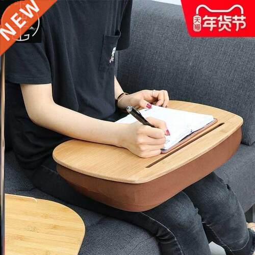 Lazy pillow lap table laptop table bed folding small table