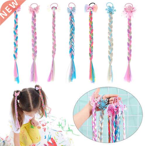 1PC Colorful Wig Hair Ropes Cute Girls Princess Twist Braid