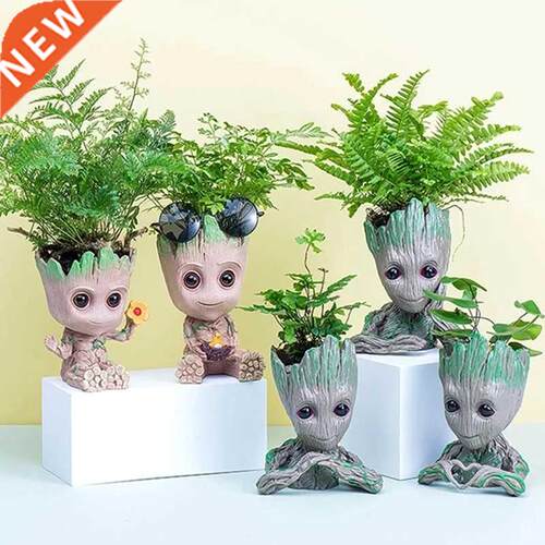 Desk Decoration Groot Storage Box Pen Holder Home Office