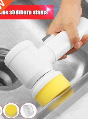 5-in-1 Handheld Bathtub Brush Kitchen Bathroom Electric