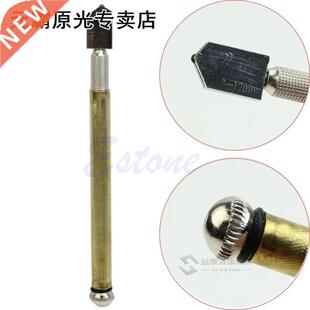 Diamond Tipped Glass Cutter Metal Handle Steel Blade Oil Fee