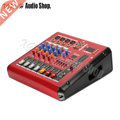 4 Channel DJ Amplifier Mixer Sound Power Console Mixing wit
