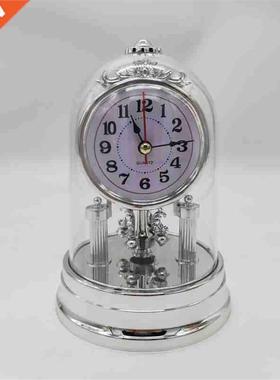 European Style Mute Clock Retro Alarm Clocks Stopwatch Table