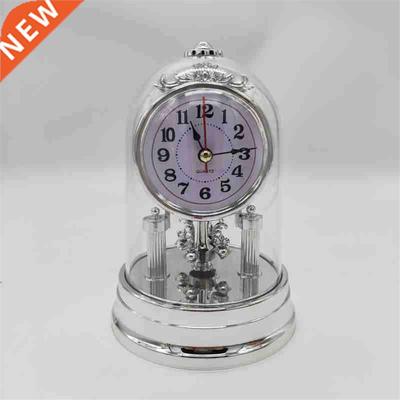 European Style Mute Clock Retro Alarm Clocks Stopwatch Table