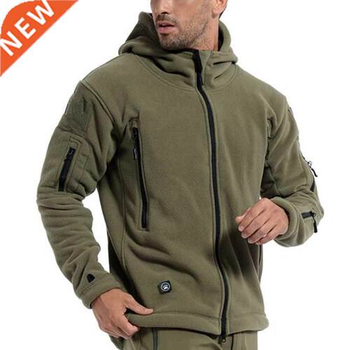 Men Winter Thermal Fleece US Military Tactical Jacket Outdoo