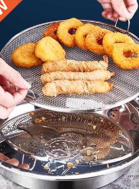 Multi-Function Frying Oil Filters Rack Stainless Steel