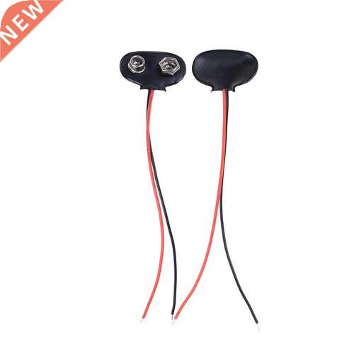 10pcs 10cm T Type 9V Snap Connector clip Lead Wires holder 1