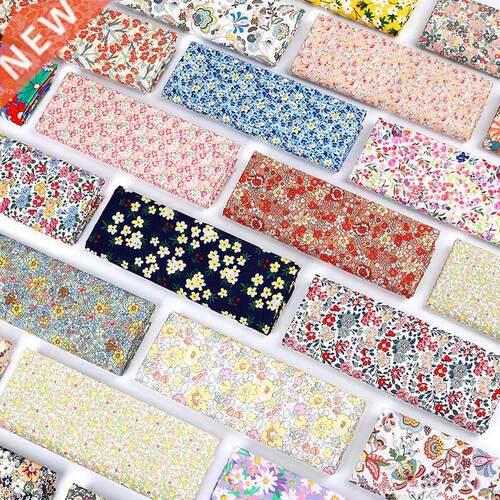 150x50cm pastoral flower summer poplin cotton fabric DIY chi