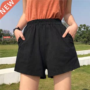 Women Shorts Black 2020 Summer Fashion NEW Casual Clothes So