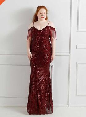 Plus Size Evening Dresses 大码胖码胖美人演出服宴会晚礼服礼服