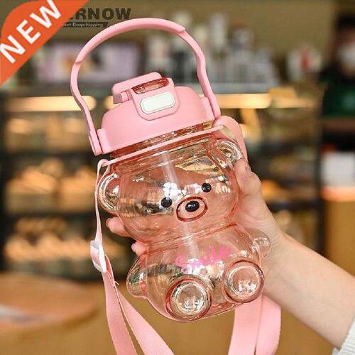 1L Water Bottles Kawaii Bear Water Bottle Cute Kids School