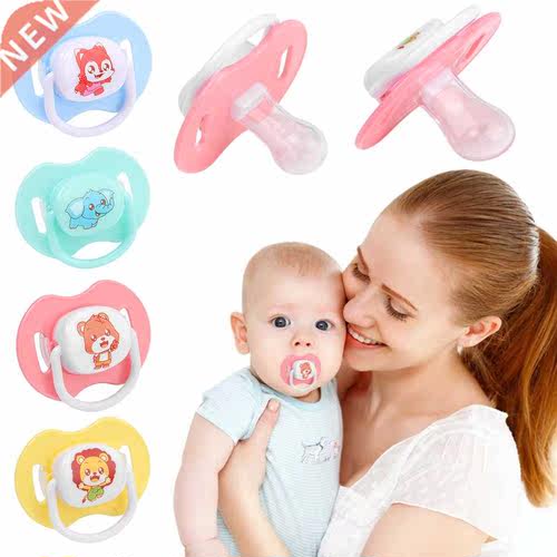 Detachable Design Cute Cartoon Silicone Baby Pacifier Nipple