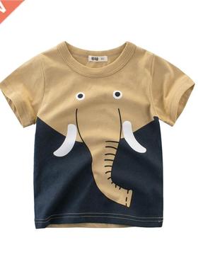 2022 Summe Elehant int T-Shit fo Boys Gils Kids Giaf