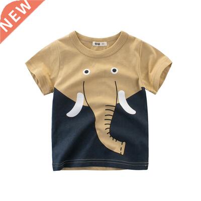 2022 Summe Elehant int T-Shit fo Boys Gils Kids Giaf