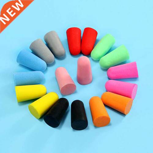 10 Pairs Comfort Soft Foam Ear Plugs Tapered Travel Sleep No