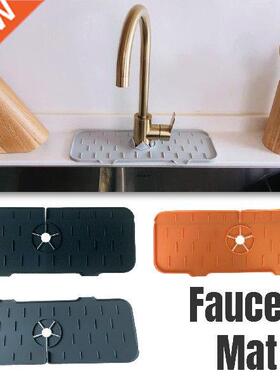 1pcs Silicone Faucet Mat For Kitchen Sink Splash Guard