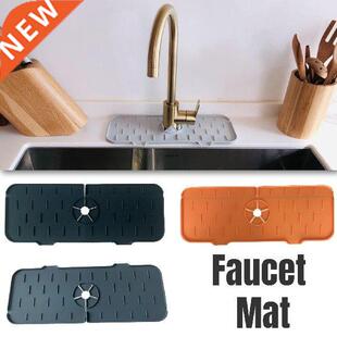 1pcs Silicone Faucet Mat For Kitchen Sink Splash Guard
