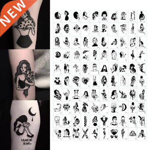 Body Tattoo Easy to Use Long Lasting Non-irritating Small
