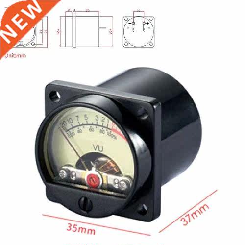 M4YD VU Level Meter TR-35 500 Meter Panel Mechanical