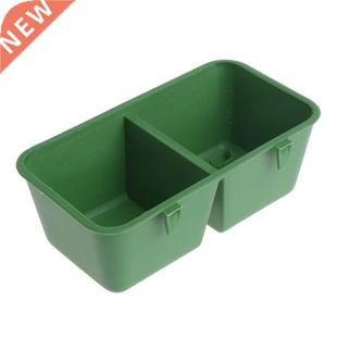 Double Bowl Bird Feeder Cage Dual Water Drink Eating Device