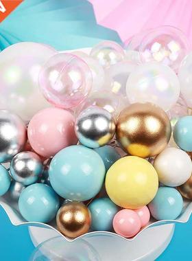 10pcs Ball Cake Toppers Birthday Party Cupcake Topper Christ