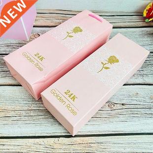24K Gold Foil Rose Flower Box Rainbow Valentine's Day