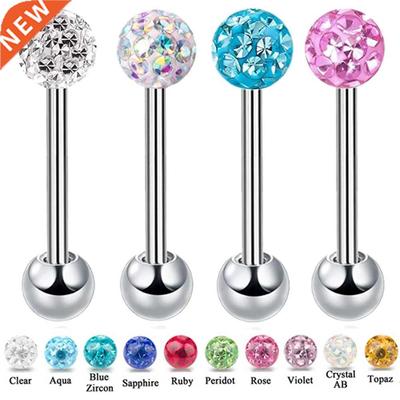 1PC Anti-Allergy Surgical Steel Tongue Rings Women Handmade