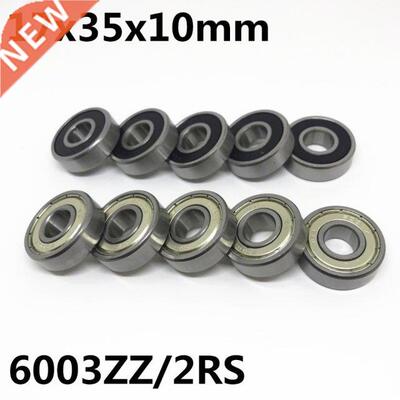 10Pcs High quality 6003ZZ 6003-2RS ball bearing 17x35x10 mm