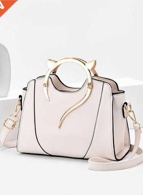 Simple Female Leather Shoulder Bags Handbag 2021 New Style F