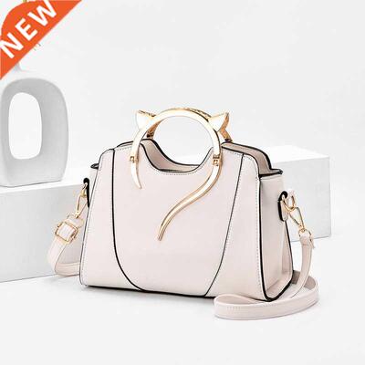 Simple Female Leather Shoulder Bags Handbag 2021 New Style F