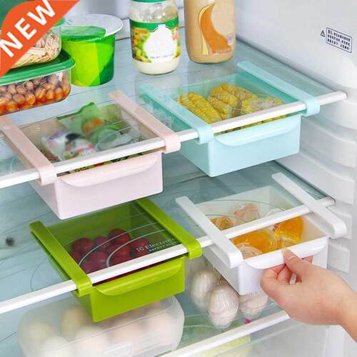 Slide Kitchen Fridge Freezer Space Saver Organizer orage R