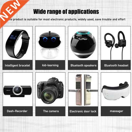 3.7V 130mAh 401030 Lithium Polymer Ion Li Ion Battery Bms Pr