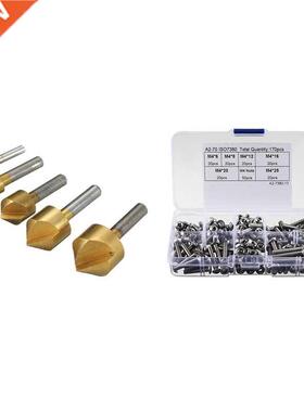 5x HSS Countersink Counterbore Countersinks Set Wood Metal 6