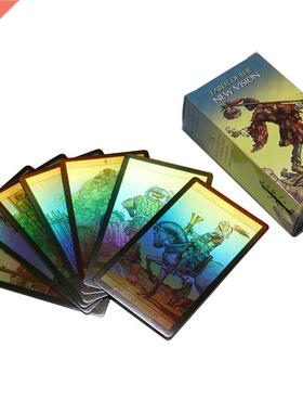 New vision Shine Waite Tarot cards English Spanish French wo