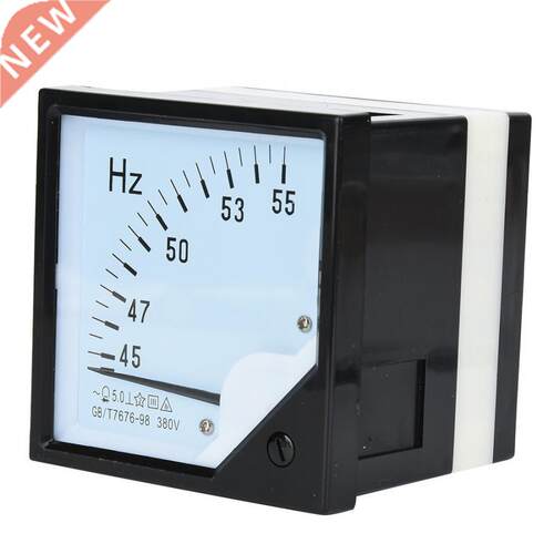 1pc Square Panel Frequency Meter 45-55Hz AC 380V 1.5 High Ac