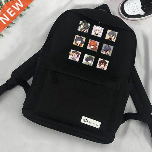 Cute Game Genshin Impact Manga Boys Girls School Backpack Ka