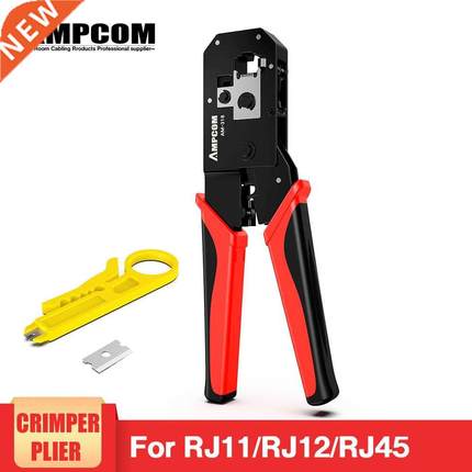 RJ45 Crimping Tool Ethernet Network LAN Cable Crimper Cutter