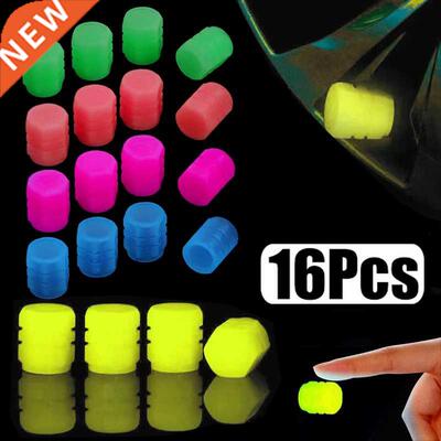 Luminous Tire Valve Caps 5 Colors Car Motorcycle Glowing Val