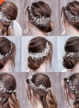 Luxurious Wedding Hair Accessories For Women Flower Headband