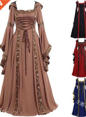 women New Medieval dress costume Renaissance Gothic Cosplay