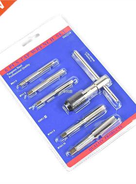 6pcs Tap Wrench Set M6-M12 HSS Tap & Die Set Hand Screw