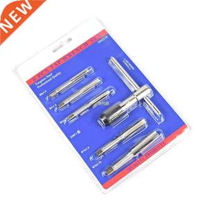 6pcs Tap Wrench Set M6-M12 HSS Tap& Die Set Hand Screw