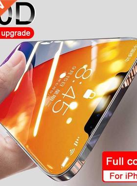 50D Full ver Tempered Glass For iphone 11 12 13 PRO XS MAX X