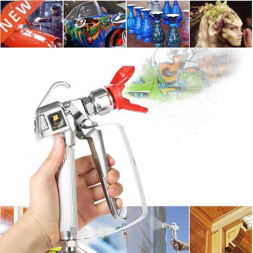600psi Airless Paint Spray Gun with 517 Spary Tip Nozzle Gu